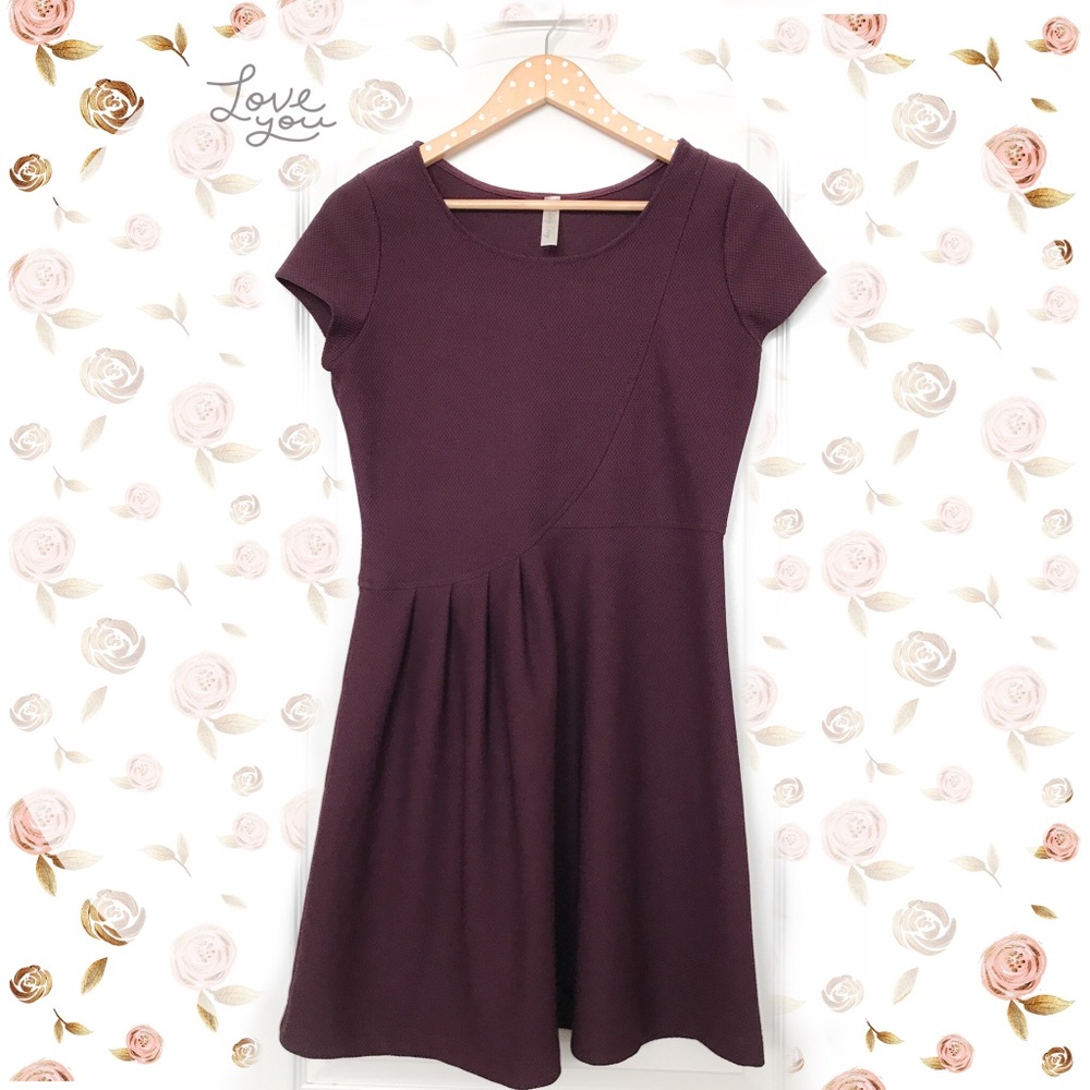 ♥️ Certainly Burgundy Dress